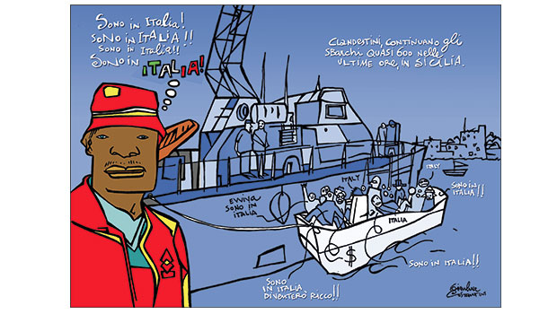 IL FUMETTO DEL GIORNO <BR>GIANLUCA COSTANTINI